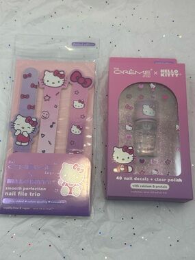 Limited Edition The Crème Shop x Hello Kitty nail art & file bundle